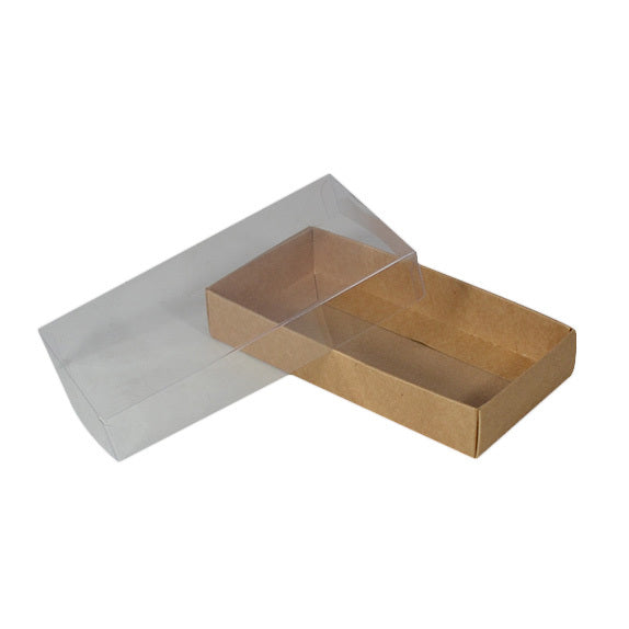 Rectangle 8 Gift Box with Clear Lid - Paperboard (285gsm)