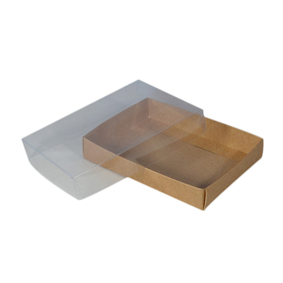 Rectangle 12 Gift Box with Clear Lid - Paperboard (285gsm)
