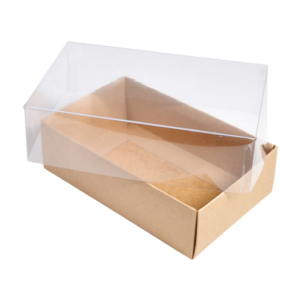 9433 Rectangle Gift Box with Clear Lid - Paperboard (285gsm) (Base & Clear Lid)