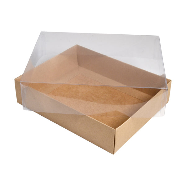9434 Rectangle Gift Box with Clear Lid - Paperboard (285gsm) (Base & Clear Lid)