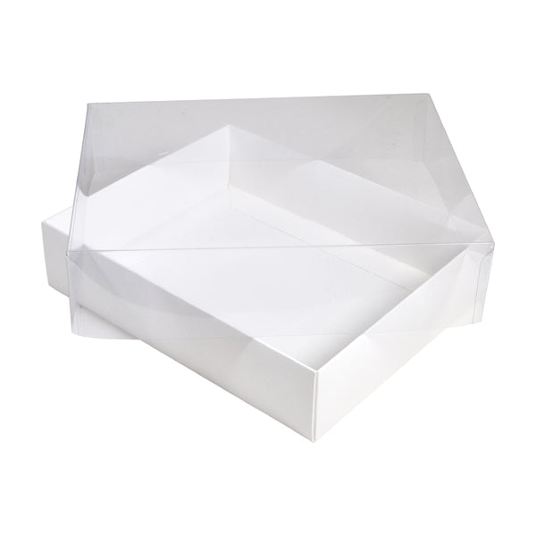 9434 Rectangle Gift Box with Clear Lid - Paperboard (285gsm) (Base & Clear Lid)
