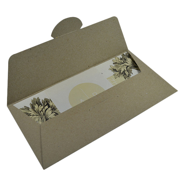 DL Gift Voucher Pouch - Paperboard (285gsm)