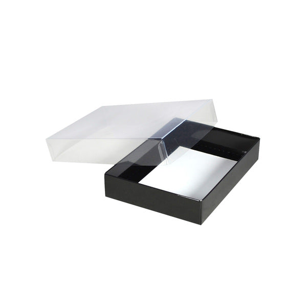 Slim Line C6 Gift Box with Clear Lid - Paperboard (285gsm) (Base & Clear Lid)