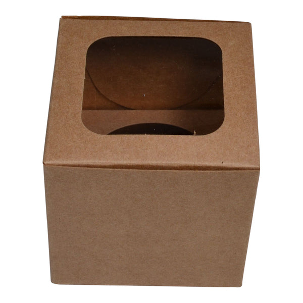 1 Cupcake Box with removable insert - Paperboard (285gsm)