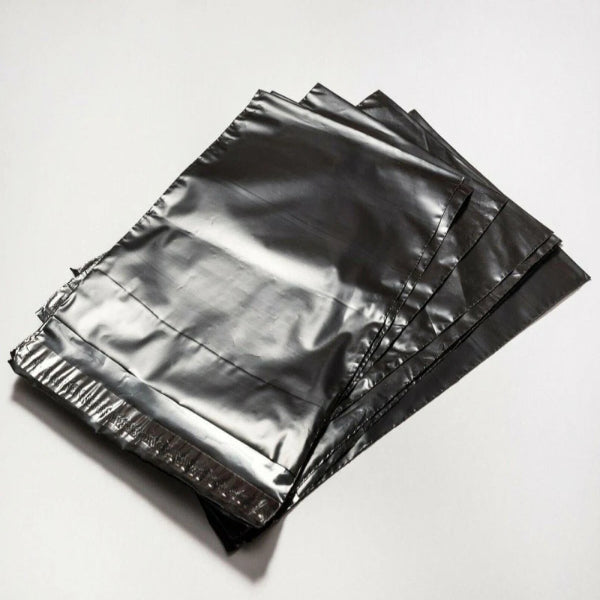 Poly Mailer Satchels Black- Super Strong - Assorted Sizes