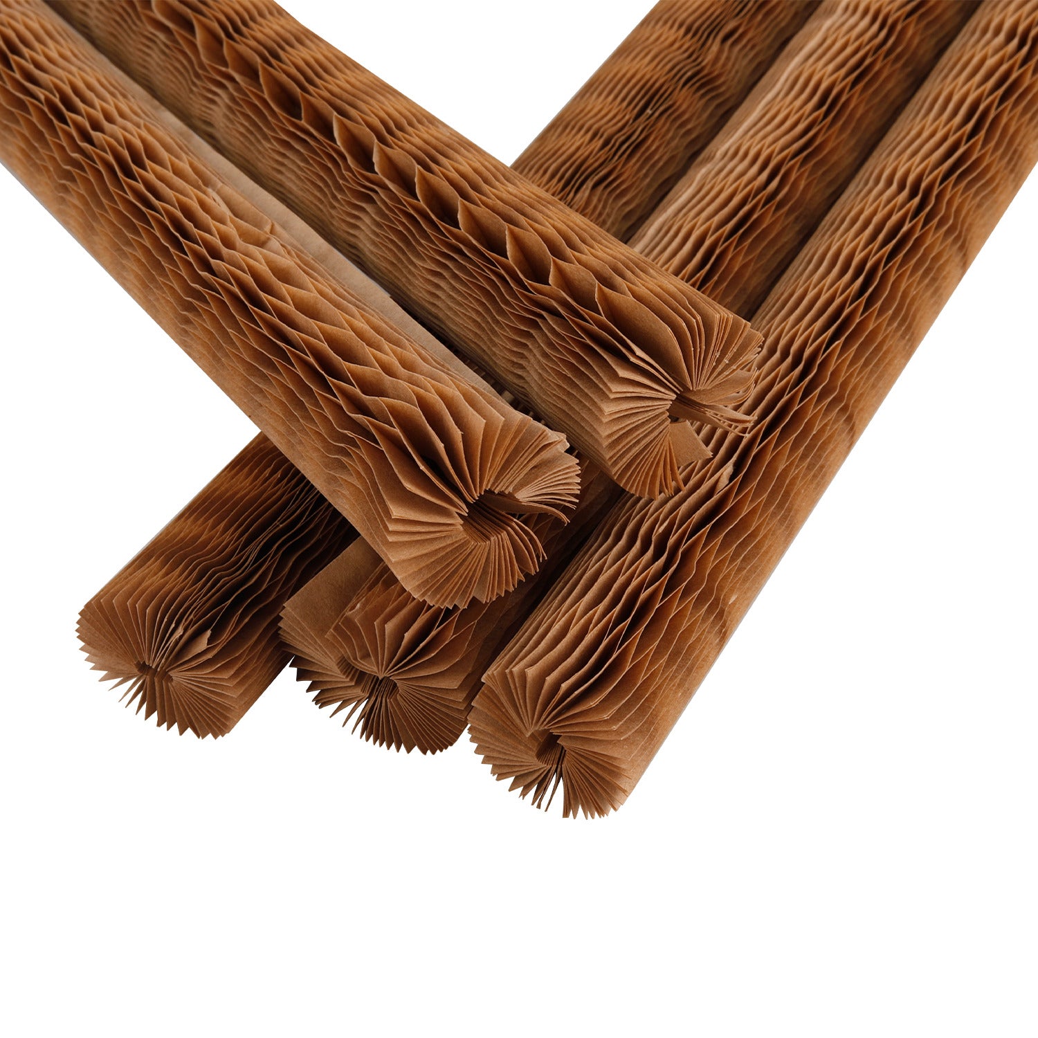 400 Pack Kraft Honeycomb Bottle Expanded Sleeves 10 x 220mm