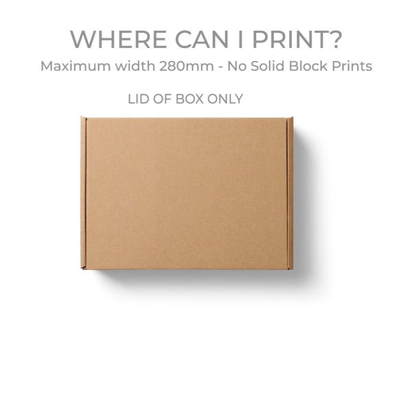 A3 Two Piece Cardboard Gift Box - 50mm High - PackQueen