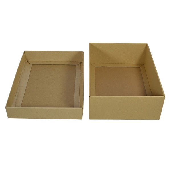 A4 Cardboard Gift Box (Base & Lid) - 100mm High - PackQueen