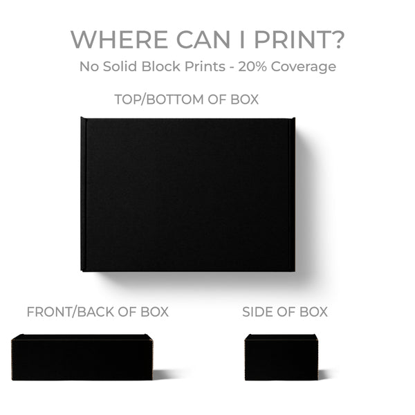 A4 Cardboard Gift Box (Base & Lid) - 100mm High - PackQueen