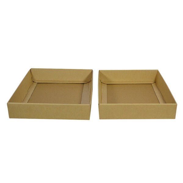 A4 Cardboard Gift Box (Base & Lid) - 50mm High - PackQueen