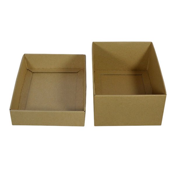 A5 Cardboard Gift Box 100mm High - Base & Lid - PackQueen