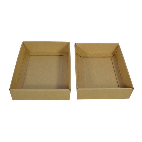 A5 Cardboard Gift Box - 50mm High - Base & Lid - PackQueen