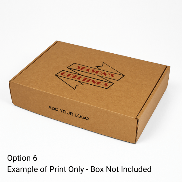 Add Merry Christmas Print to Your Packaging (Box or Gift Bag Purchased Separately) - PackQueen