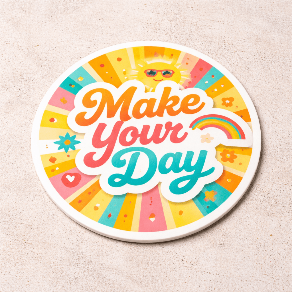 Branded Custom Printed Coaster (95 x 95mm – 350gsm) - PackQueen