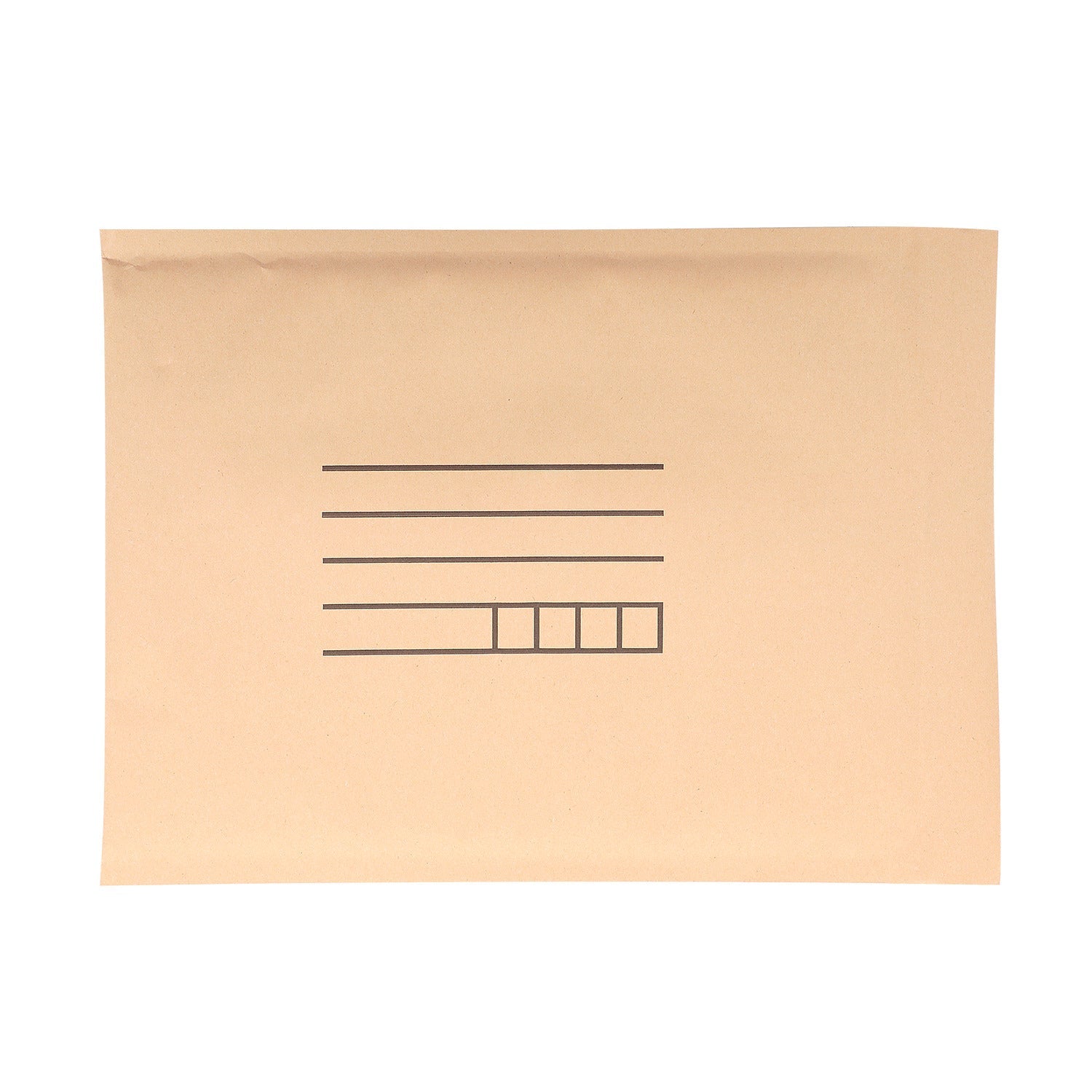 Bubble Padded Mailer with Address Lines (75% Post - Consumer Recycled Kraft) - PackQueen