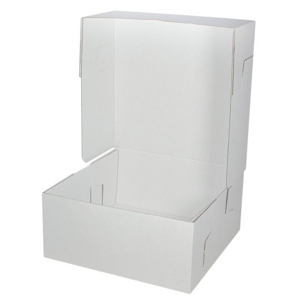 Cardboard Cake Box 9 x 9 x 4 inches - PackQueen