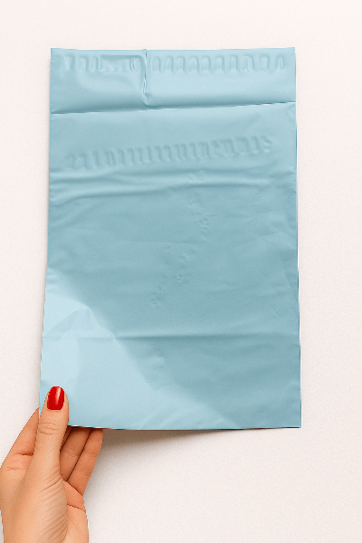 Custom Plastic Courier Mailers - 4 Sizes - 12 Colours (50% Recycled Materials) - PackQueen