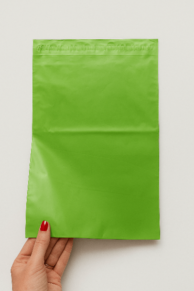 Custom Plastic Courier Mailers - 4 Sizes - 12 Colours (50% Recycled Materials) - PackQueen