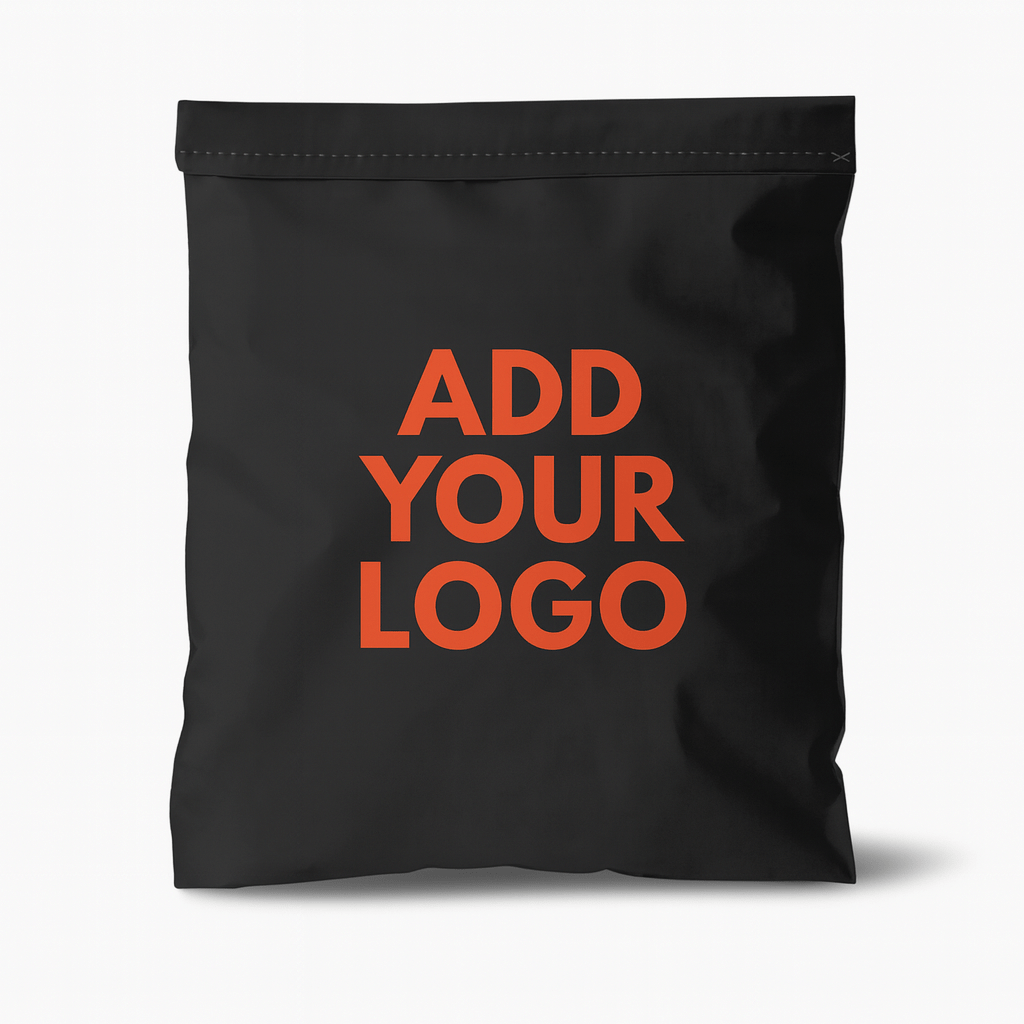 Custom Printed 80% Recycled Plastic or Home Compostable Courier Mailing Bags - 4 Sizes - PackQueen