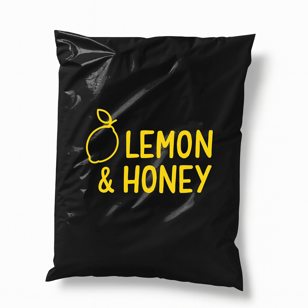 Custom Printed 80% Recycled Plastic or Home Compostable Courier Mailing Bags - 4 Sizes - PackQueen