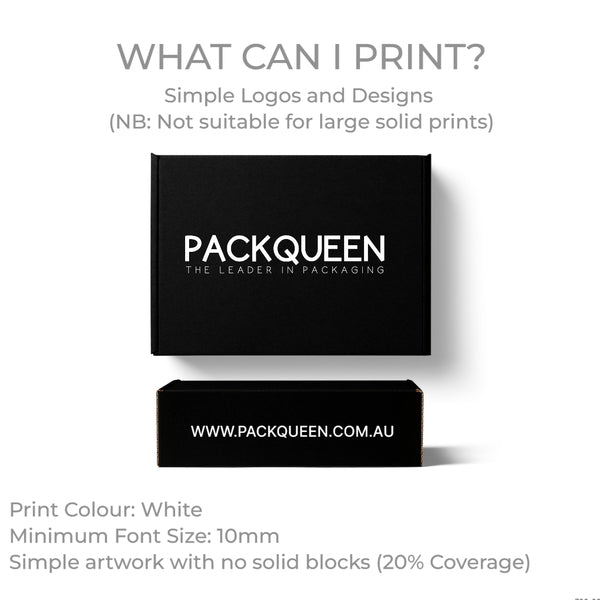 Custom Printed - One Piece Postage & Mailing Box 27277 with Peal & Seal Single Tape - PackQueen