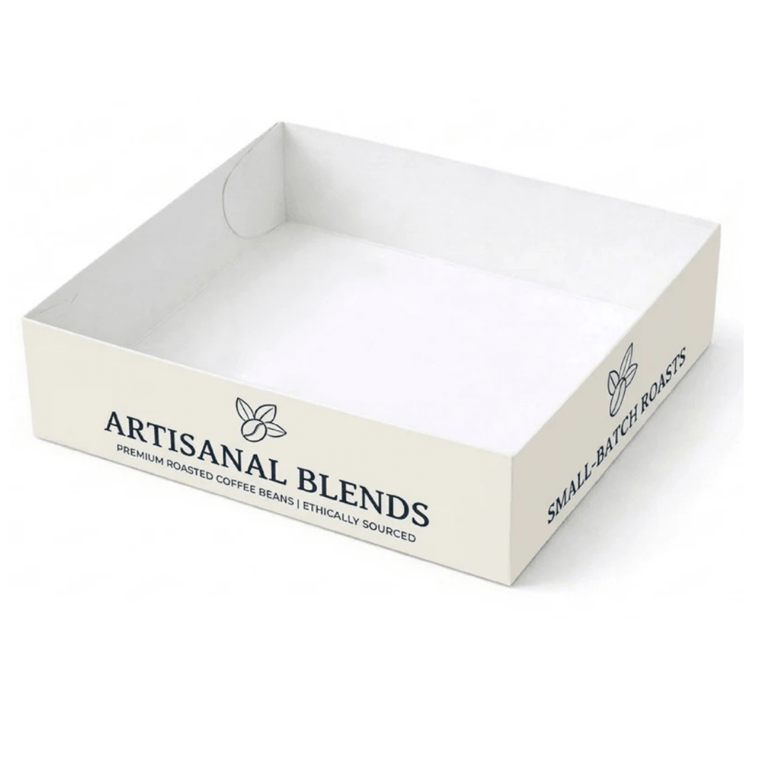 Custom Printed Paperboard Food Tray with Gloss or Matt Lamination - PackQueen