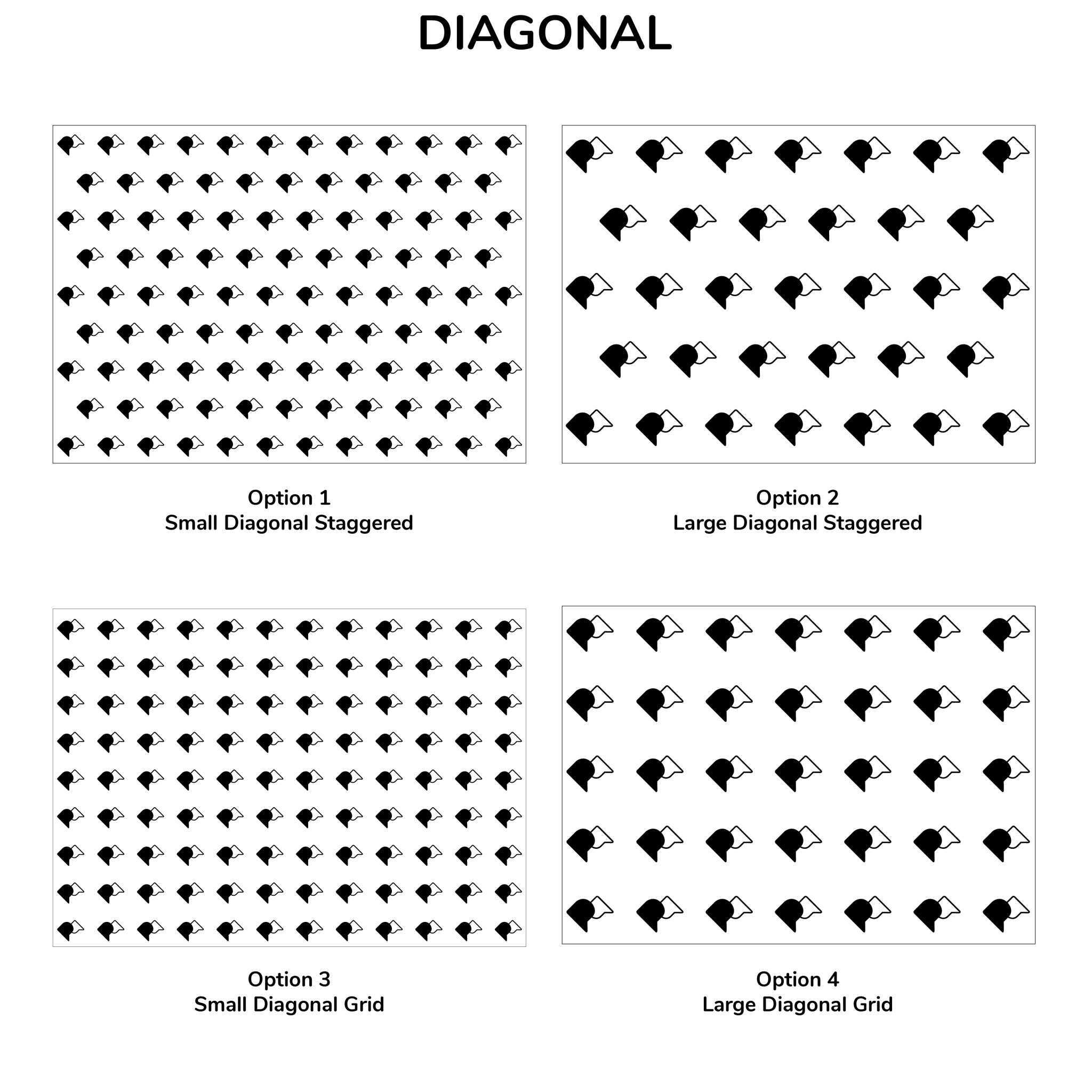 Custom Printed Tissue Paper - 1 Colour Tile Print on Kraft Brown Tissue Paper - PackQueen