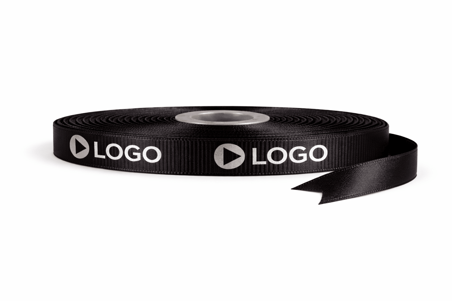 Custom Ribbon Satin Ribbon or Grossgrain - One Colour OR CMYK Custom Print (Single Sided) on 90m roll - PackQueen