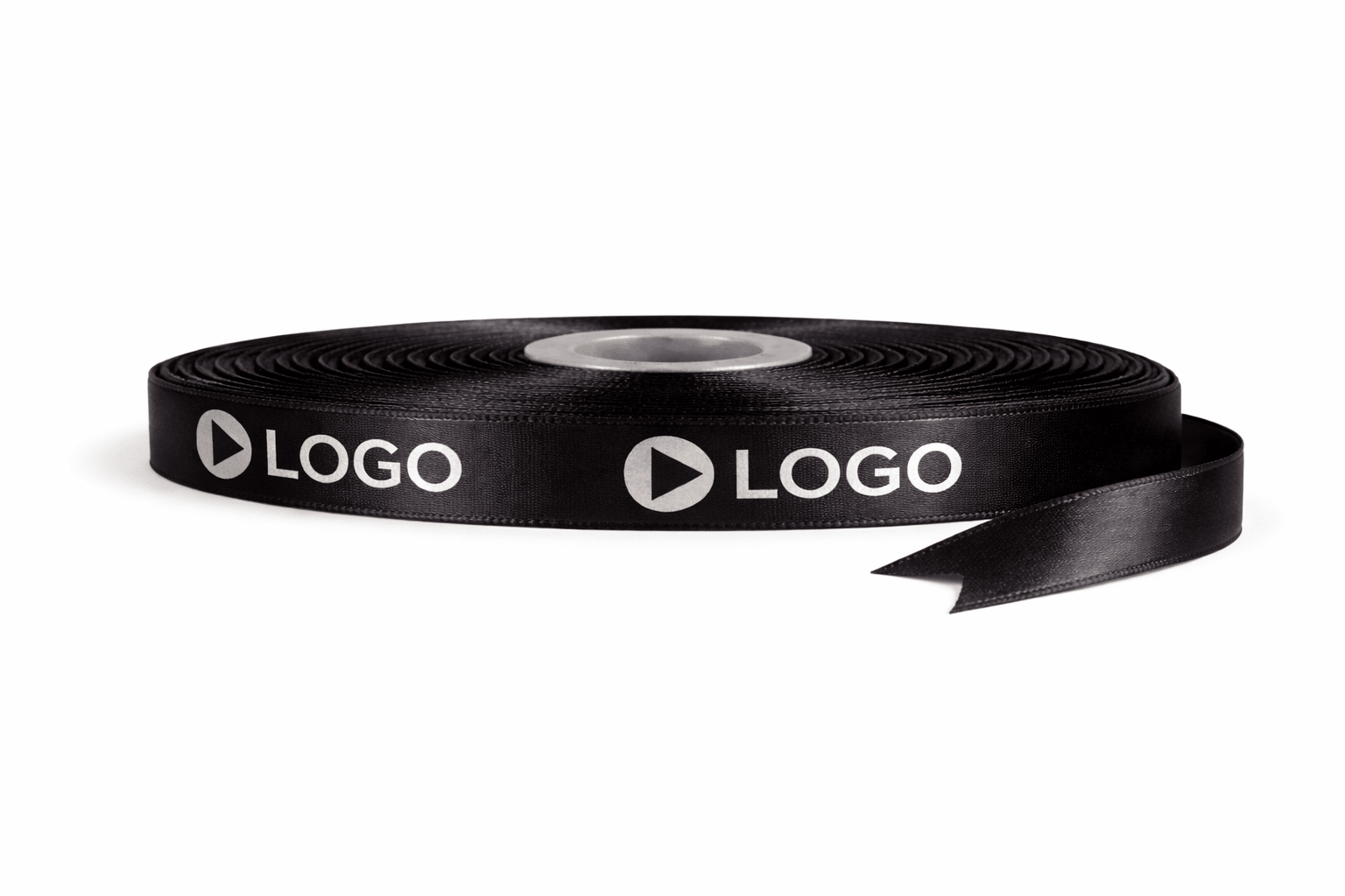 Custom Ribbon Satin Ribbon or Grossgrain - One Colour OR CMYK Custom Print (Single Sided) on 90m roll - PackQueen