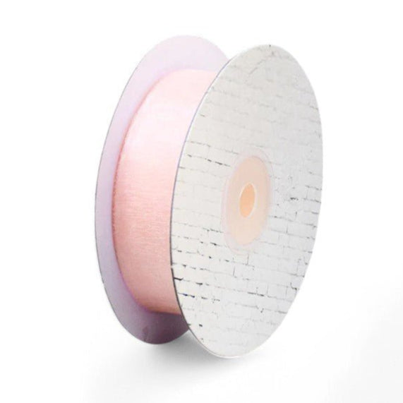 Cut Edge Organza Ribbon 25mm X 50meters Apricot - PackQueen