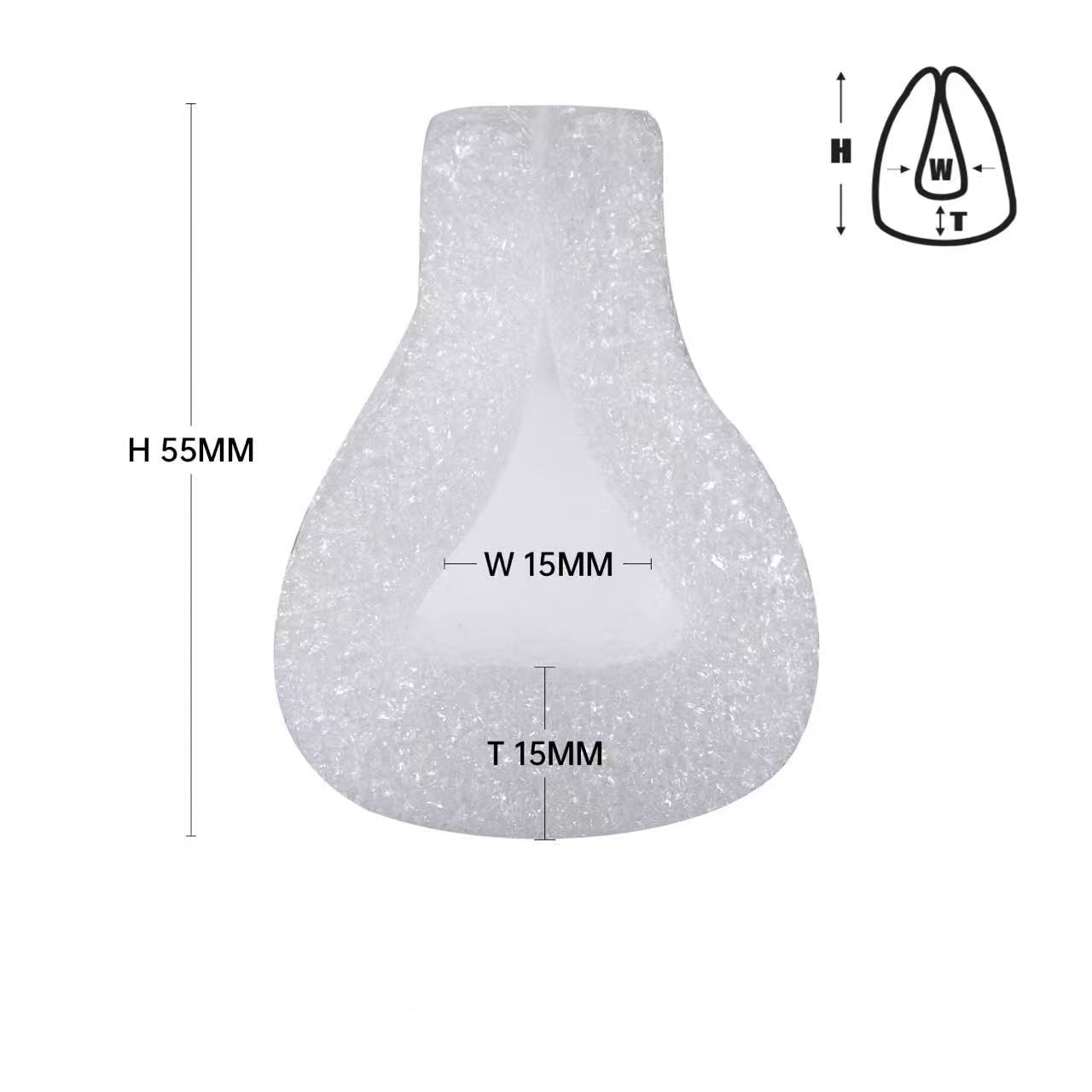 EPE Foam Edge Protectors W15mm H55mm T15mm L1m - 50 Pack - PackQueen