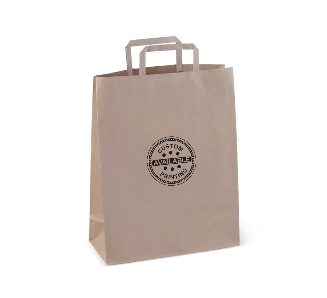 Flat Fold Handle Carry Bags - Assorted Sizes Available - PackQueen