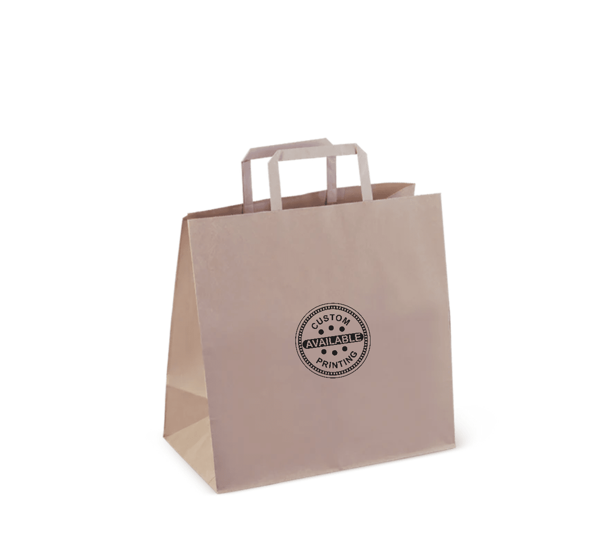 Flat Fold Handle Carry Bags - Assorted Sizes Available - PackQueen
