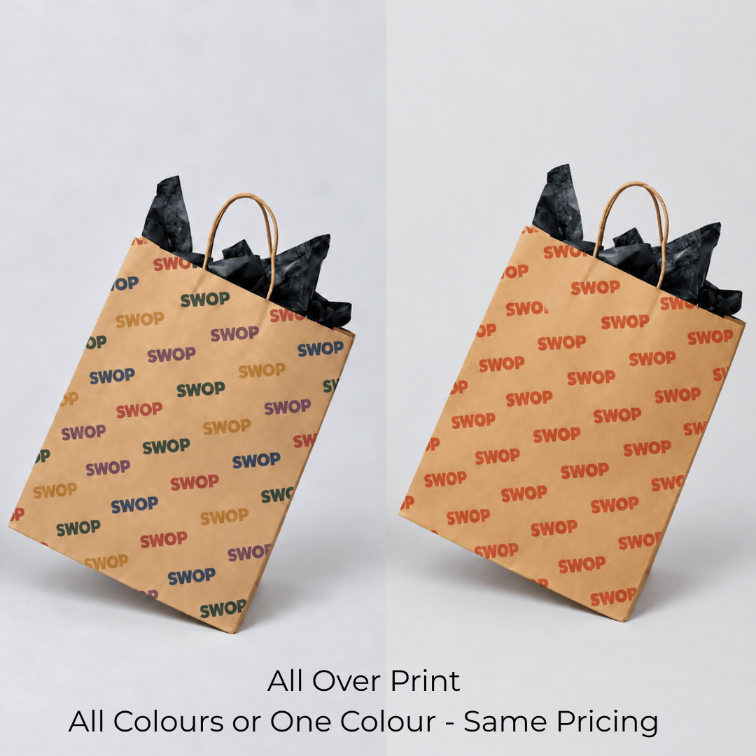 Full Colour Kraft Gift Bag - PackQueen