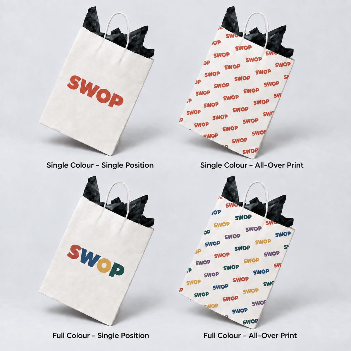 Full Colour Kraft Gift Bag - PackQueen