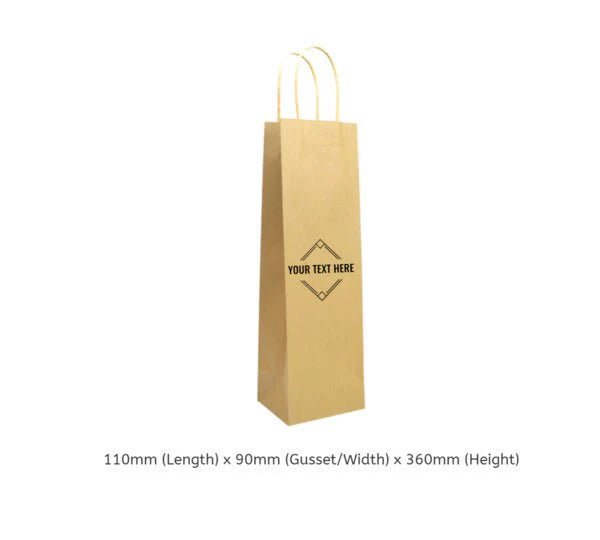 Full Colour Kraft Gift Bag - PackQueen