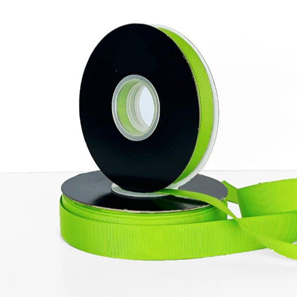 Grosgrain Ribbon 13mm x 30 Metres - Lime - PackQueen