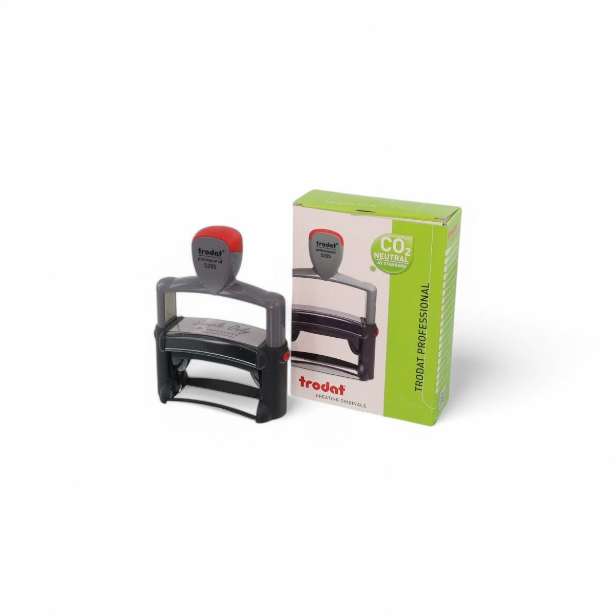 Heavy Duty Self Inking Stamp - Up to 5 Lines of Custom Text or Add Your Own Brand Logo - PackQueen