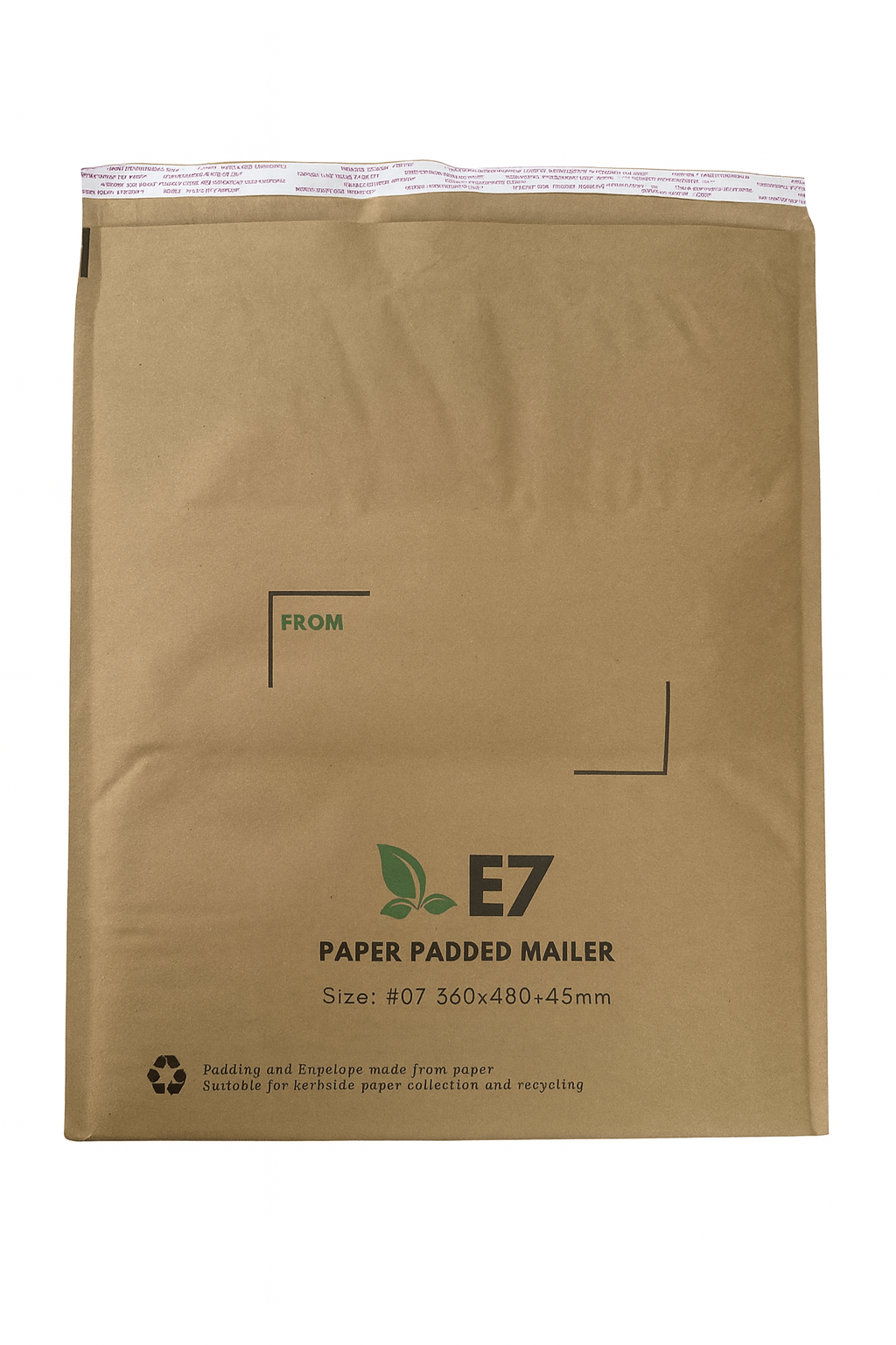Honeycomb Compostable Paper Padded Mailer - PackQueen