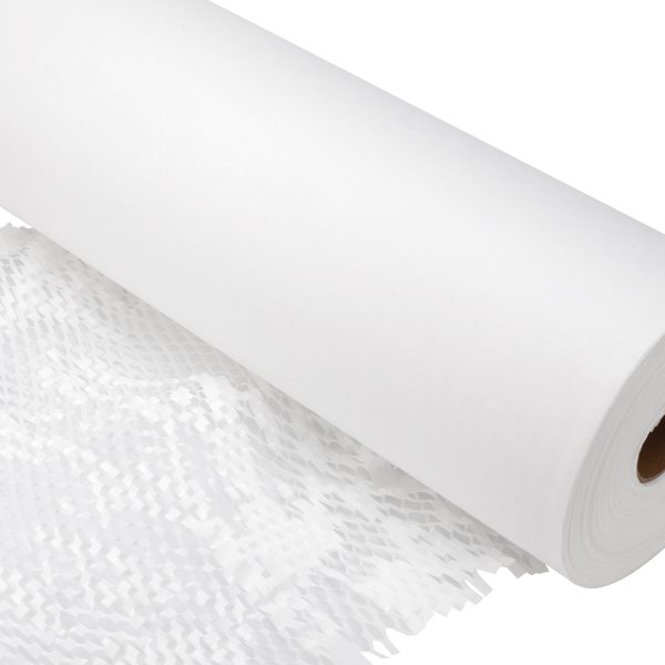 Honeycomb Expanded Paper 500mm x 100m White (100% Recyclable Paper) - PackQueen