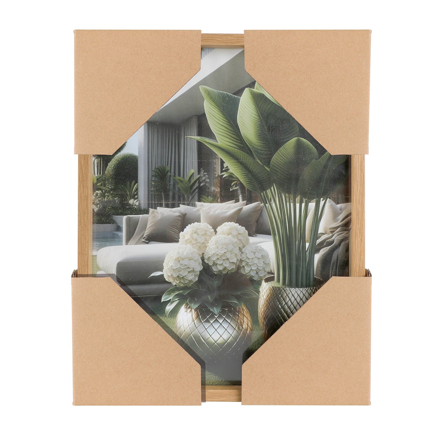 Kraft Cardboard Picture Corner Protectors 25mm x 50mm - 200 Pack - PackQueen