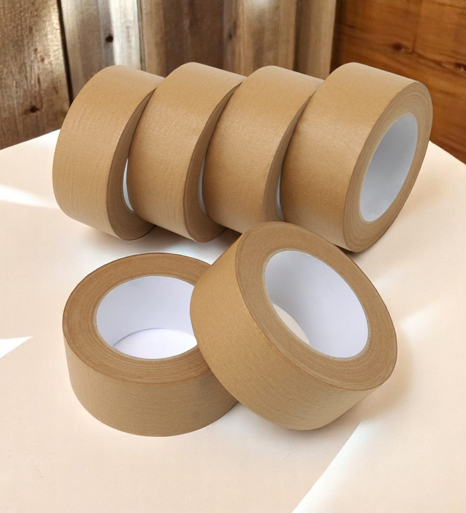 Kraft Gummed Tape - Standard and Reinforced 100% Recyclable - PackQueen