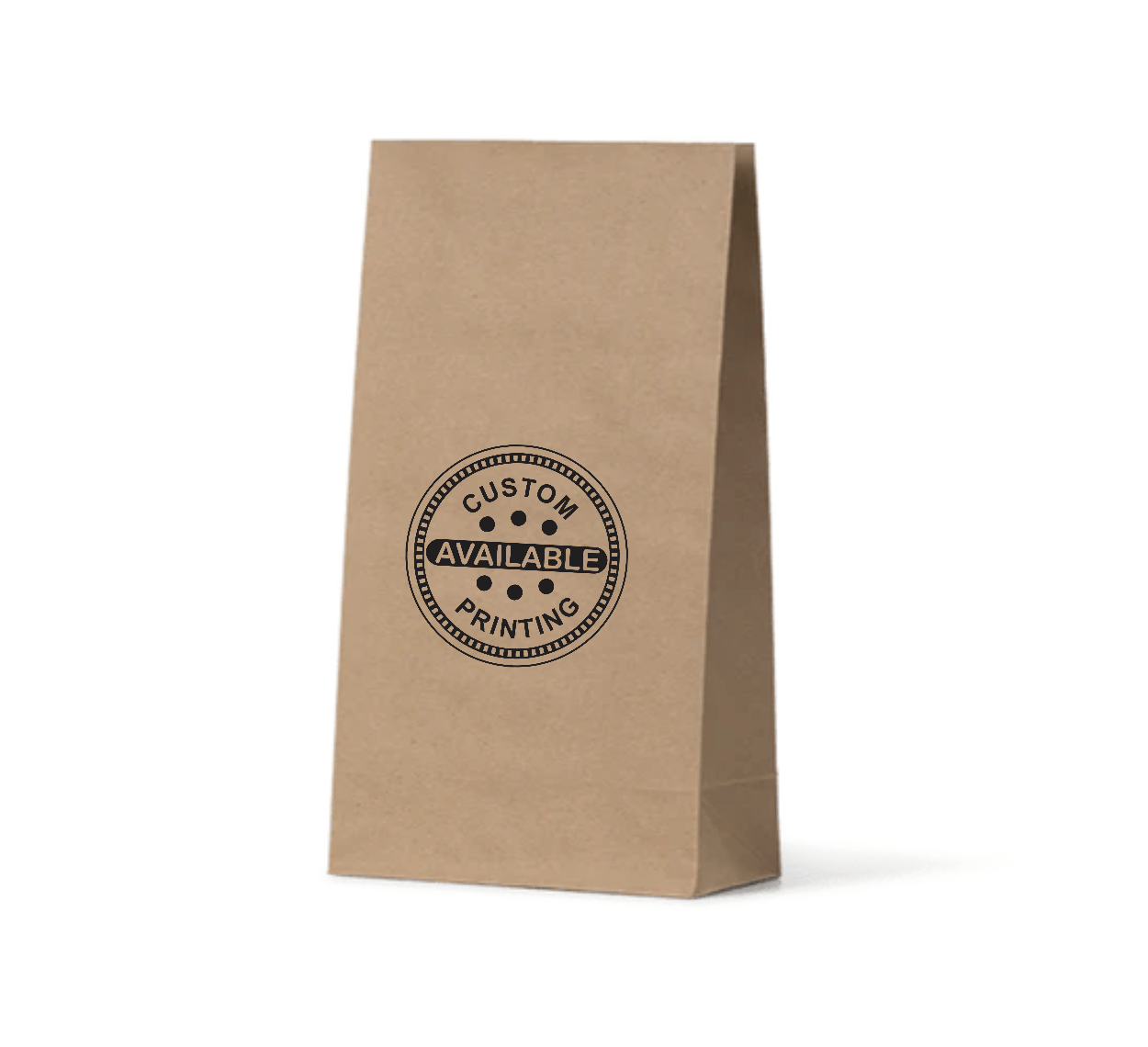 Large - Flat Bottom Brown Bag - 500 PACK - PackQueen