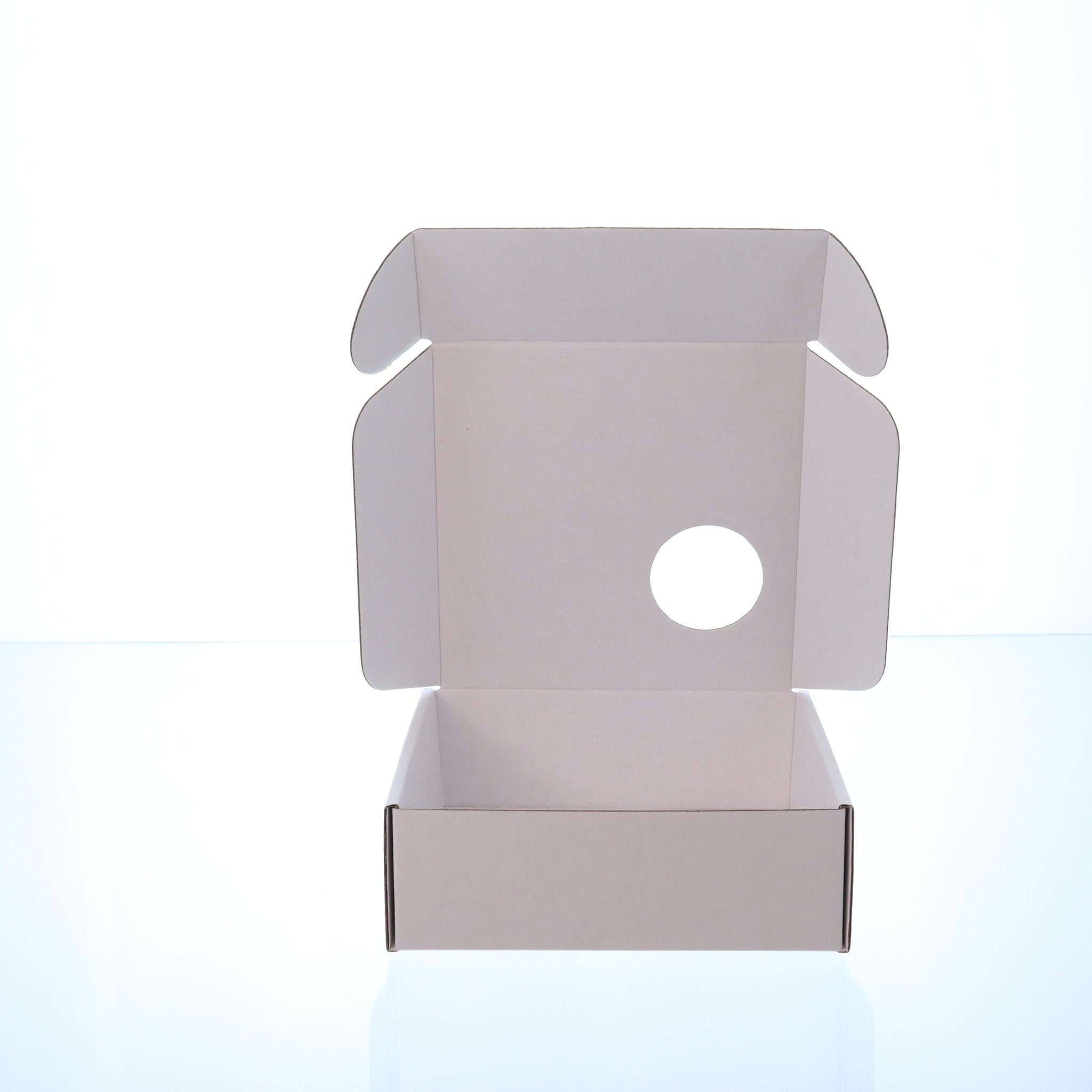 Mailing Box 28620 with 50mm Hole in Lid - PackQueen