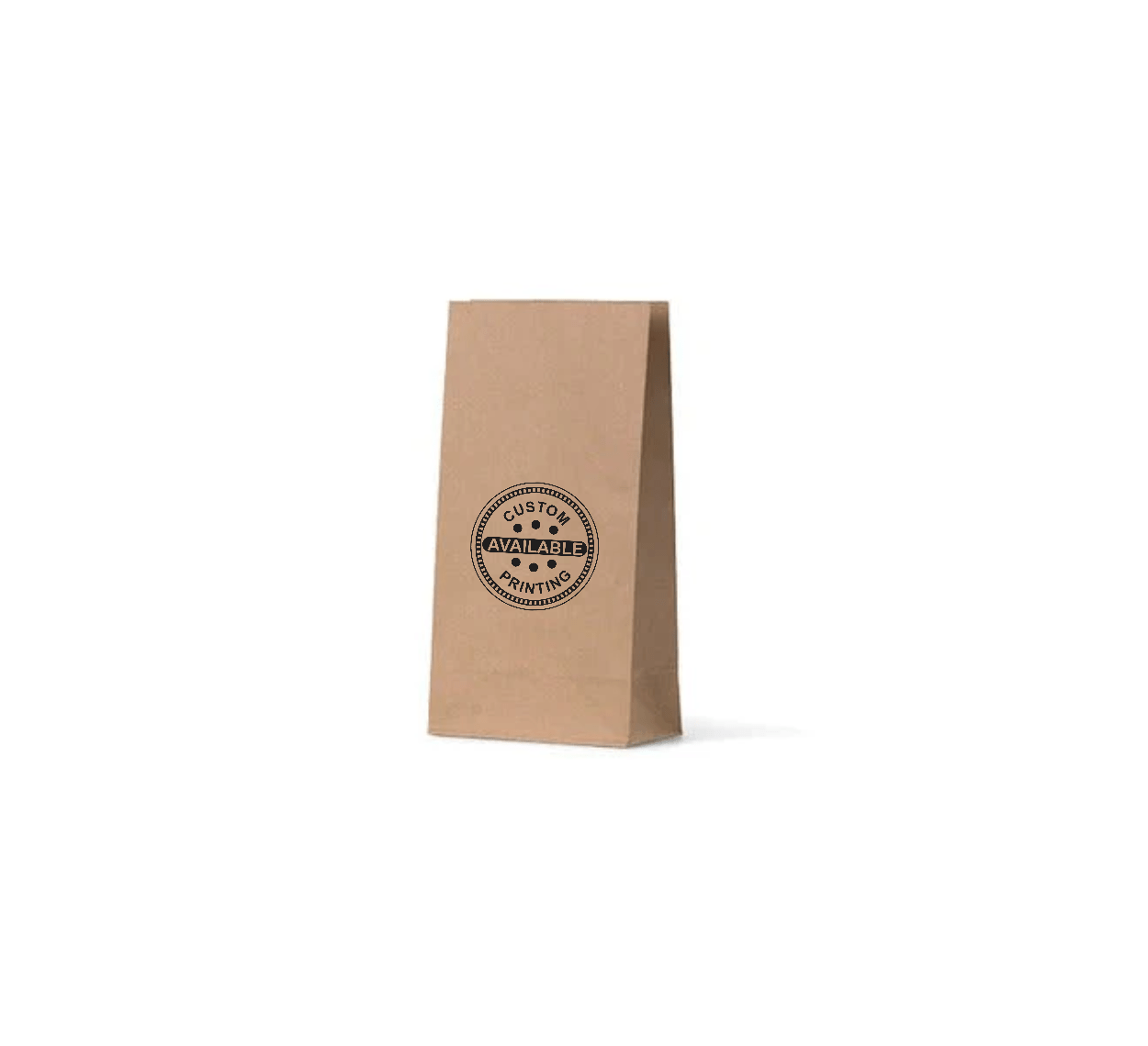 Medium - Flat Bottom Brown Bag - 500 PACK - PackQueen