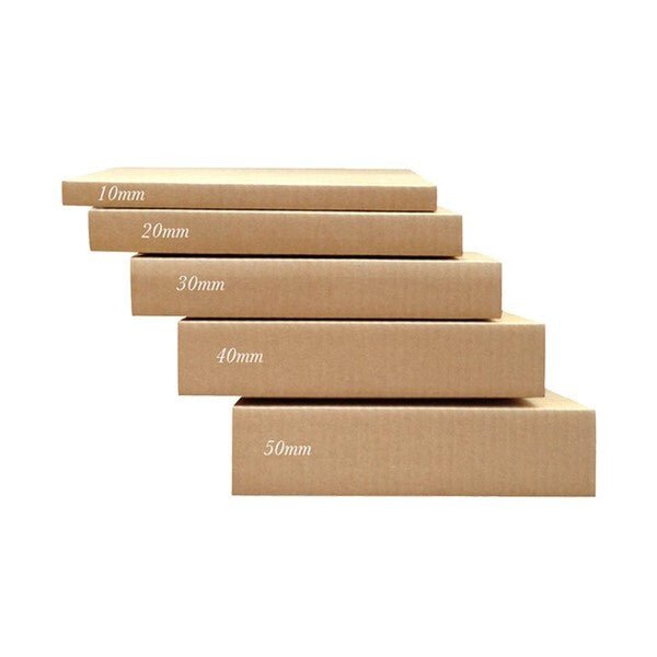 Oversized A2 Multi Crease (1 Box 5 Heights 10/20/30/40/50mm) - Kraft Brown [Value Buy] - PackQueen