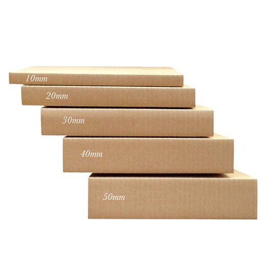 Oversized A5 Multi Crease (1 Box 5 Heights 10/20/30/40/50mm) - Kraft Brown [Value Buy] - PackQueen