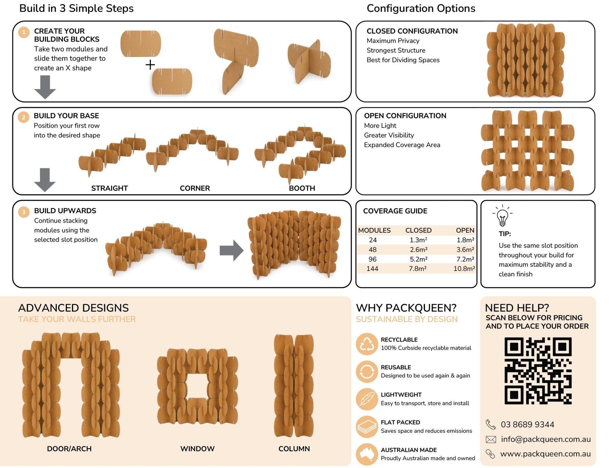 PackQueen Wall Modular System 32666 - PackQueen