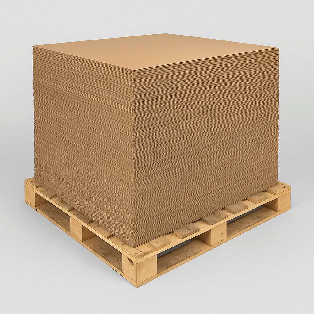 Pallet Pad Sheets 1165 x 1165mm - I Flute (Product shipped on Pallet) - PackQueen