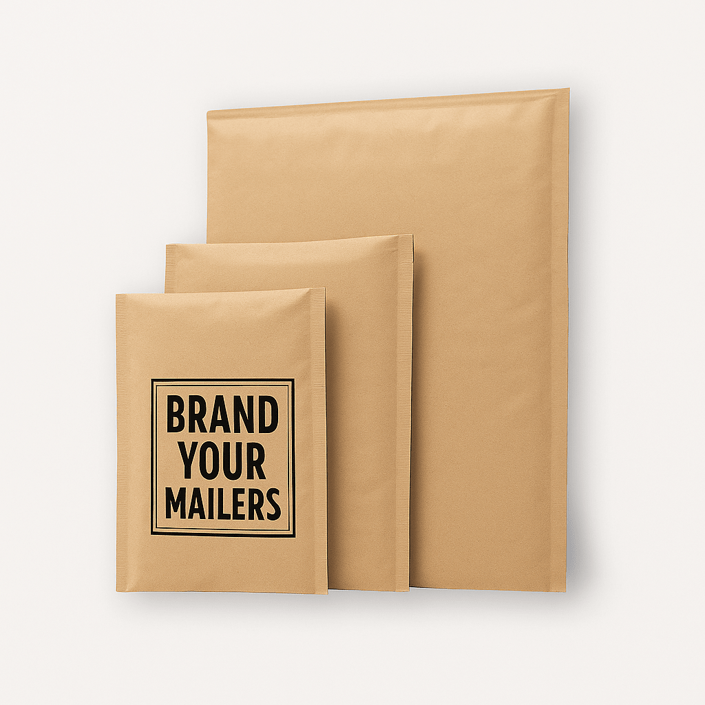 Paper Padded Honeycomb Mailing Bag (Plain OR Logo One Side of Bag) New Edition - PackQueen